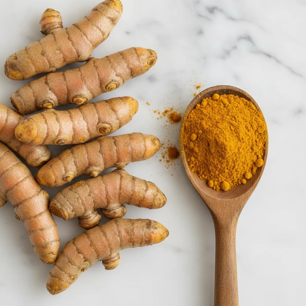 Fresh turmeric root